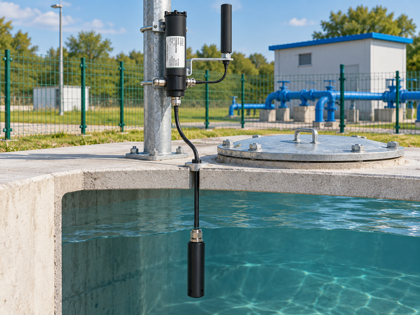 Контроль уровня воды в резервуаре чистой воды РЧВ — погружной датчик SmartPressure